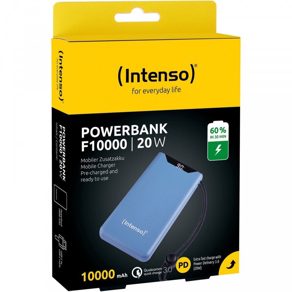 Intenso F10000 10000mAh Powerbank Blue