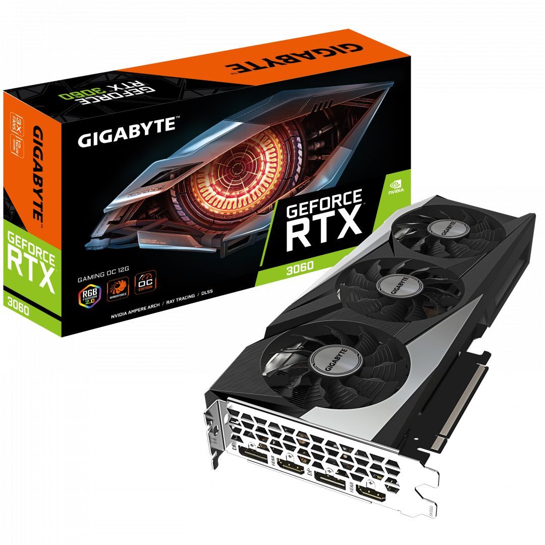 Gigabyte RTX3060 GAMING OC 12G 2.0 (LHR)