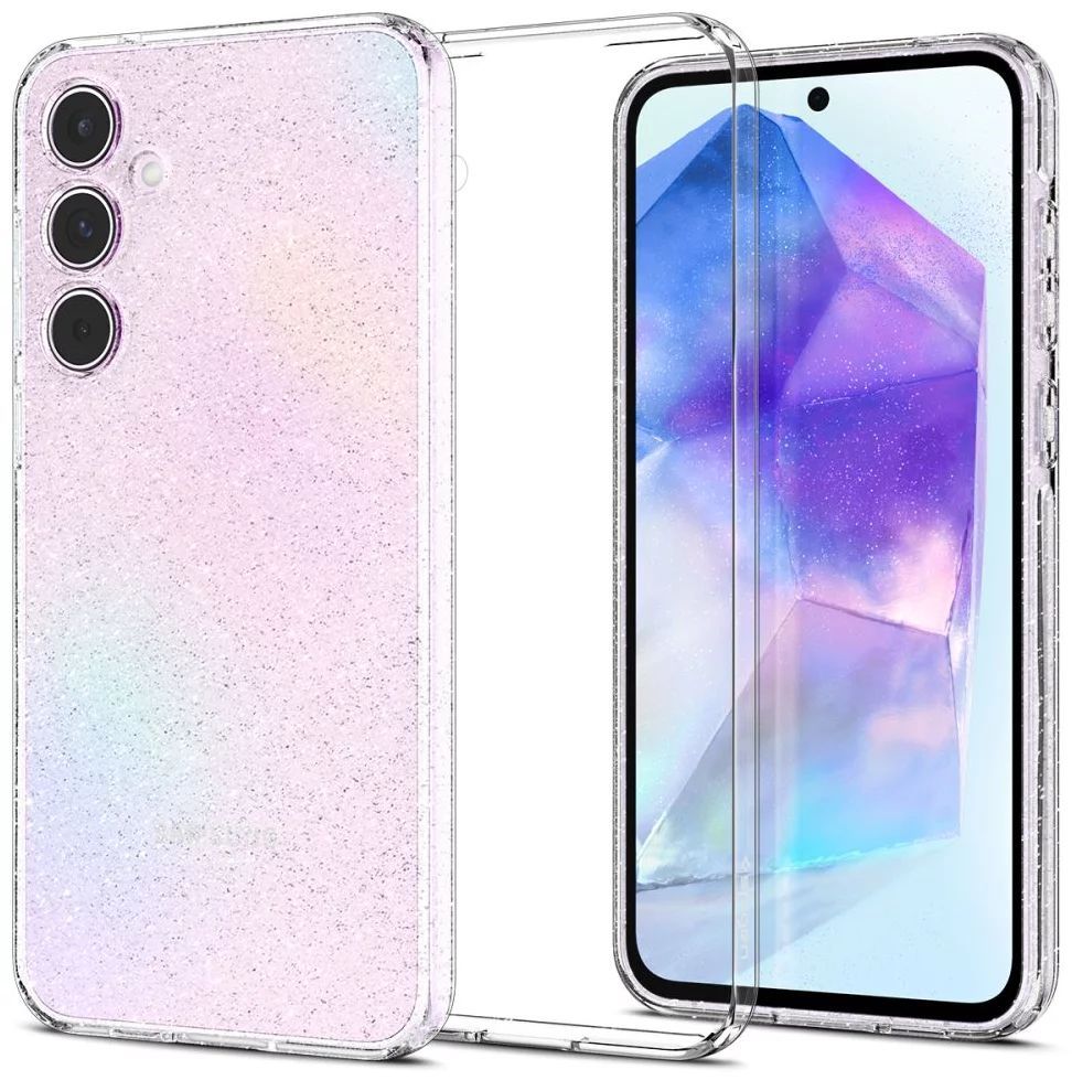 Spigen Liquid Crystal Glitter Samsung Galaxy A55 Crystal Quartz