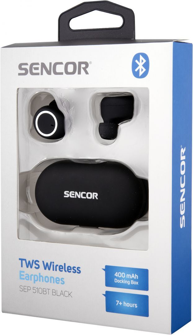 Sencor SEP 510BT TWS Bluetooth Headset Black