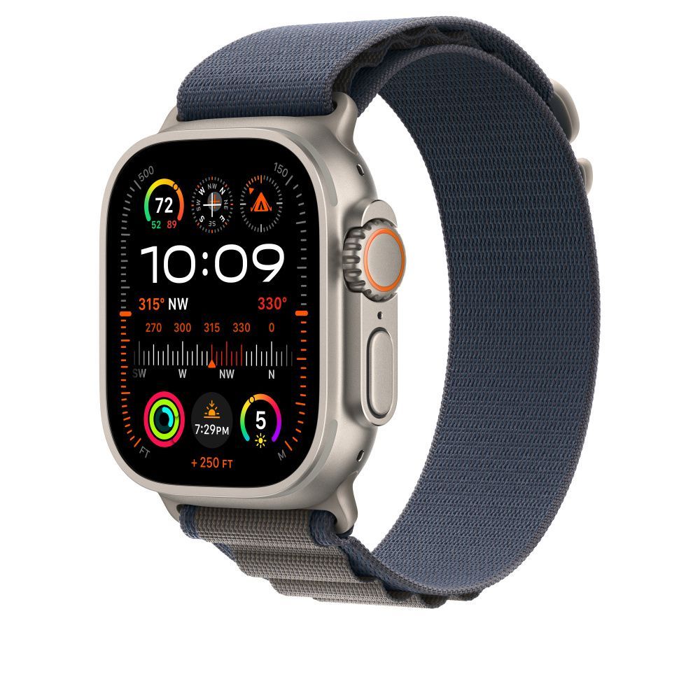 Apple Watch 49mm Alpine Loop Large Blue