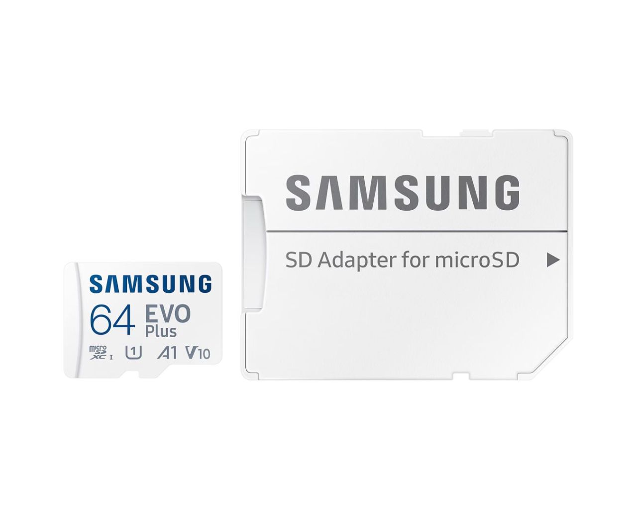 Samsung 64GB microSDXC EVO Plus Class10 U3 A2 V30 + adapterrel