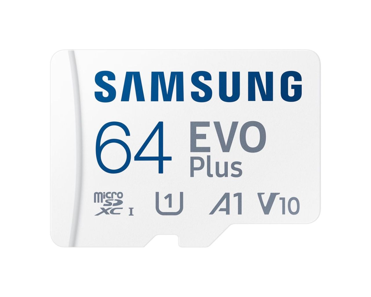 Samsung 64GB microSDXC EVO Plus Class10 U3 A2 V30 + adapterrel