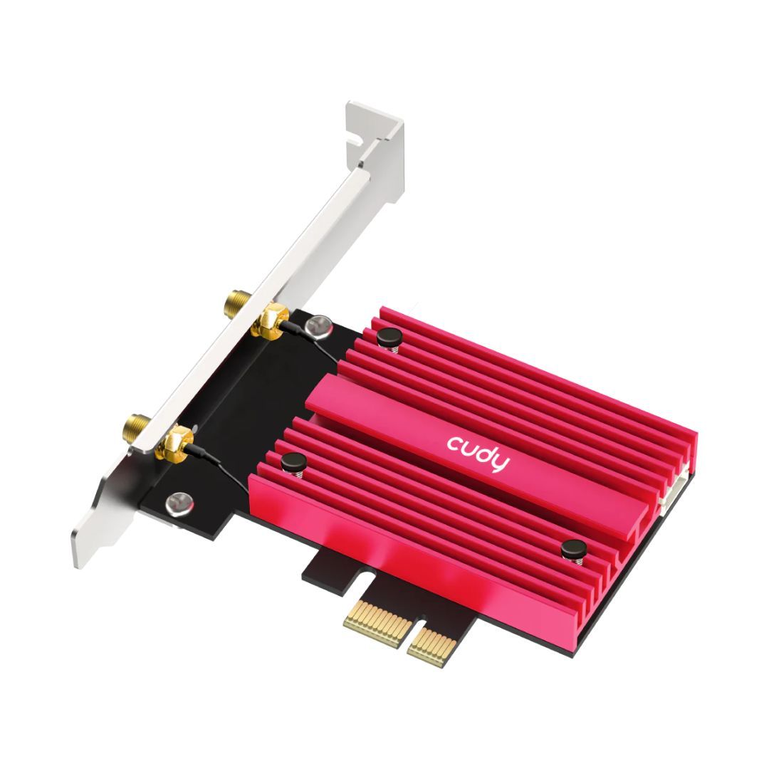 Cudy WE4000 AX5400 Wi-Fi 6E Bluetooth 5.3 PCI-E Adapter