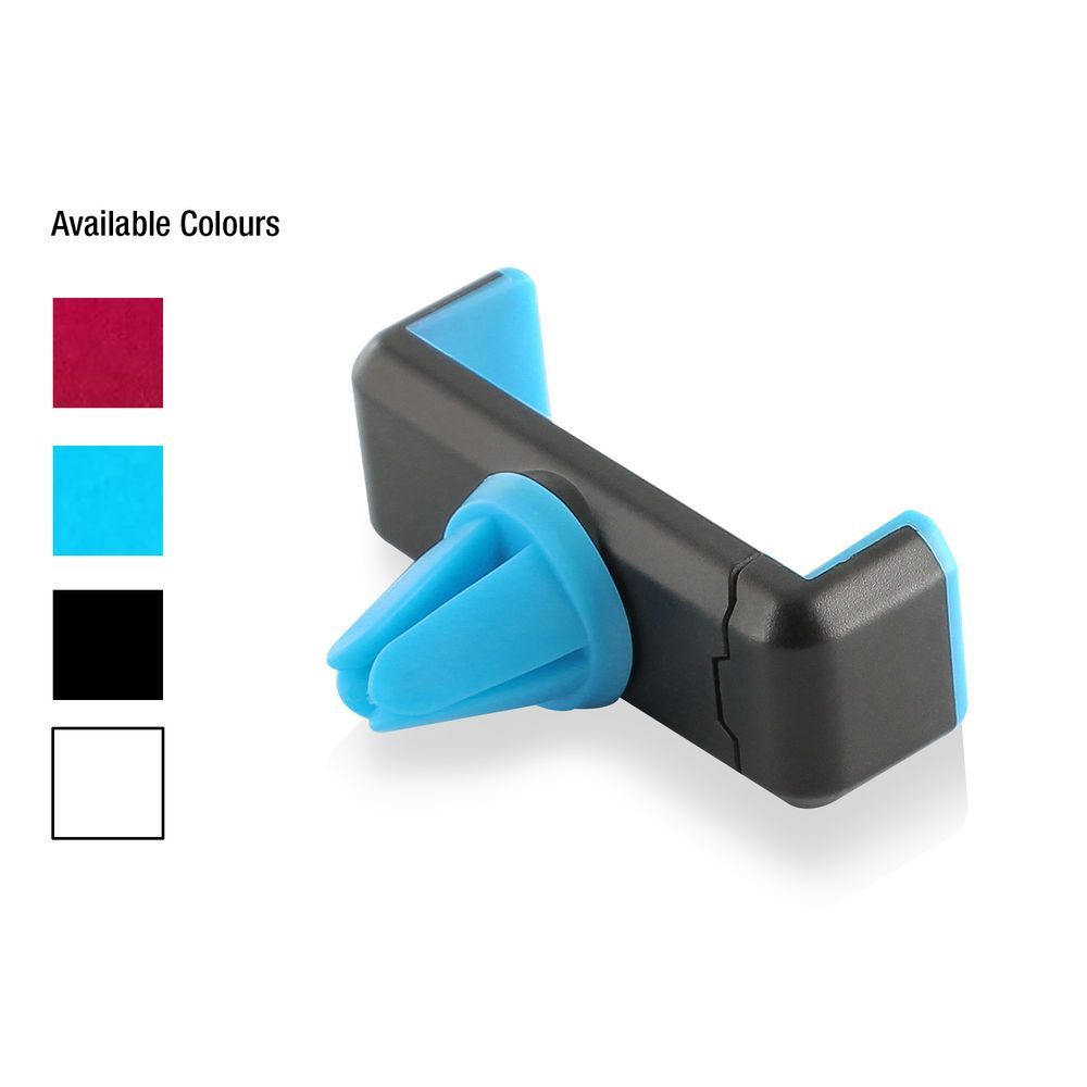 ACT Smartphone car mount placement in the air vent metal clip Black/Blue