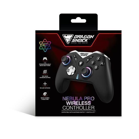 Dragonshock Nebula Pro Bluetooth Gamepad Black