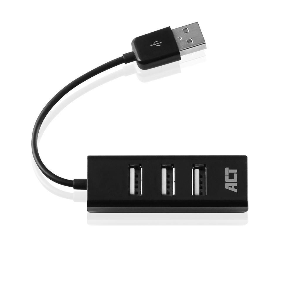 ACT AC6205 4-portos USB 2.0 HUB Black