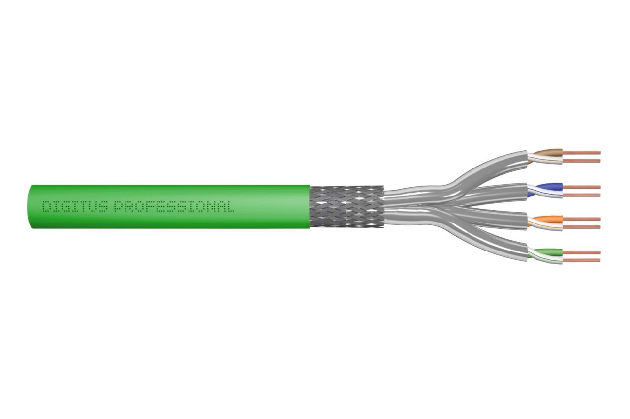 Digitus CAT8.2 S-FTP Installation Cable 500m Green