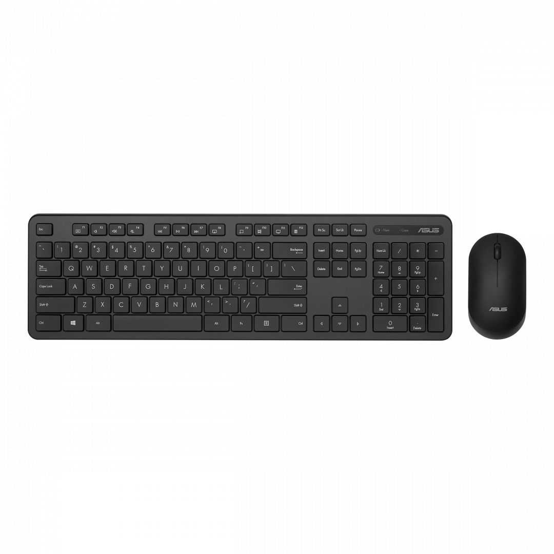 Asus CW100 Wireless Keyboard + Mouse Black HU