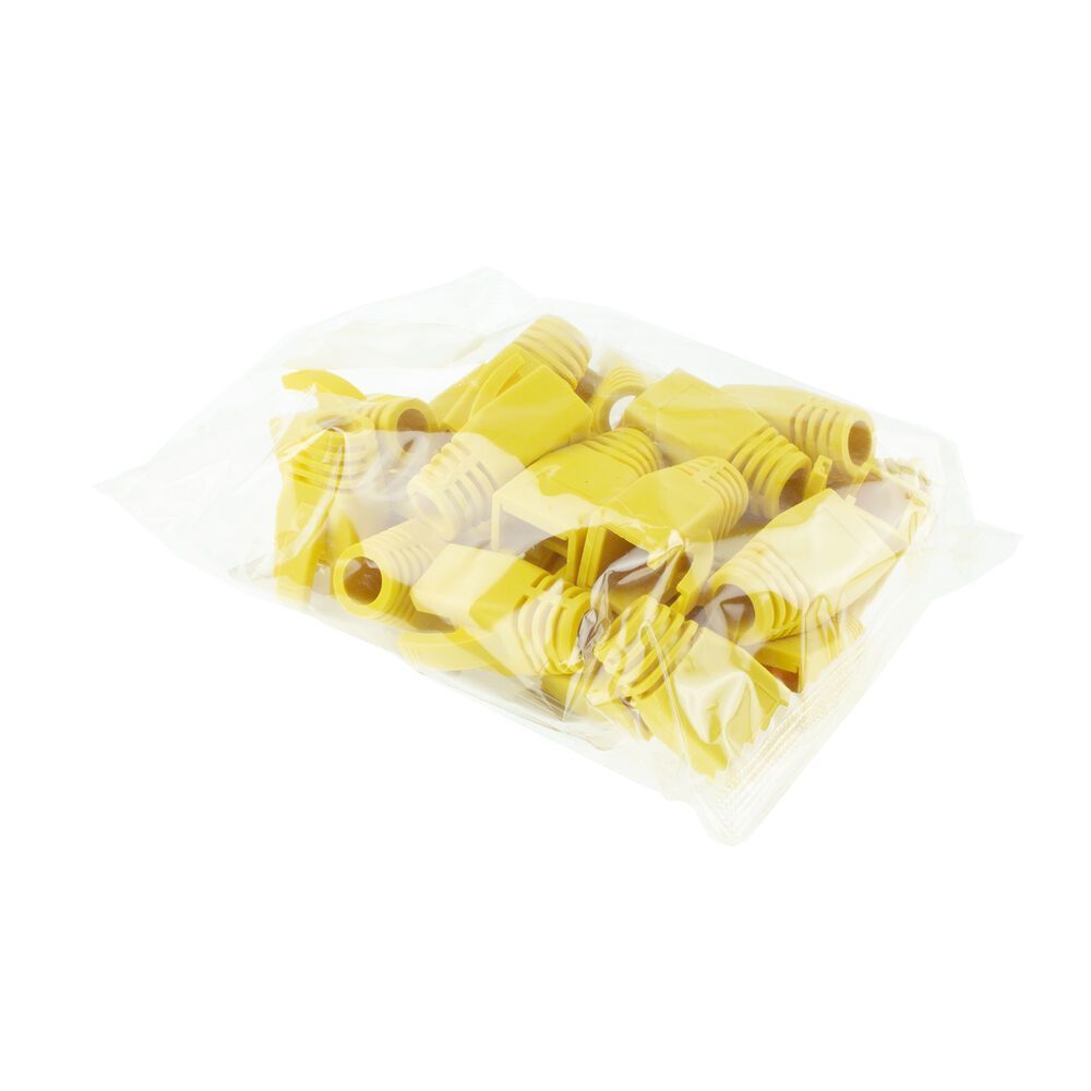 ACT RJ45 boot for 8.0 mm cable Yellow