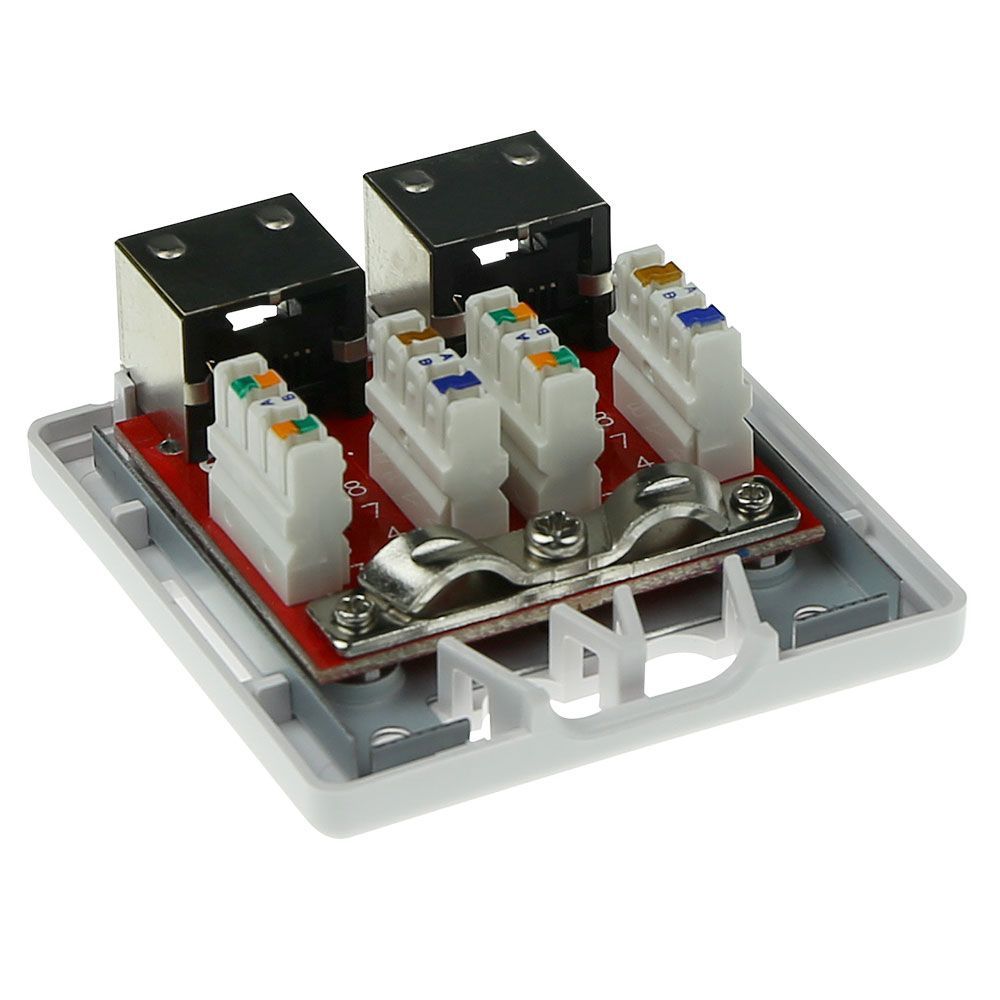 ACT Surface mounted box shielded 2 ports CAT6