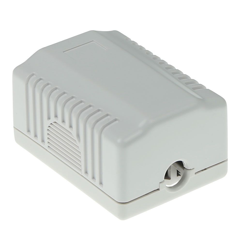 ACT Surface mounted box shielded 1 ports CAT6A Grey