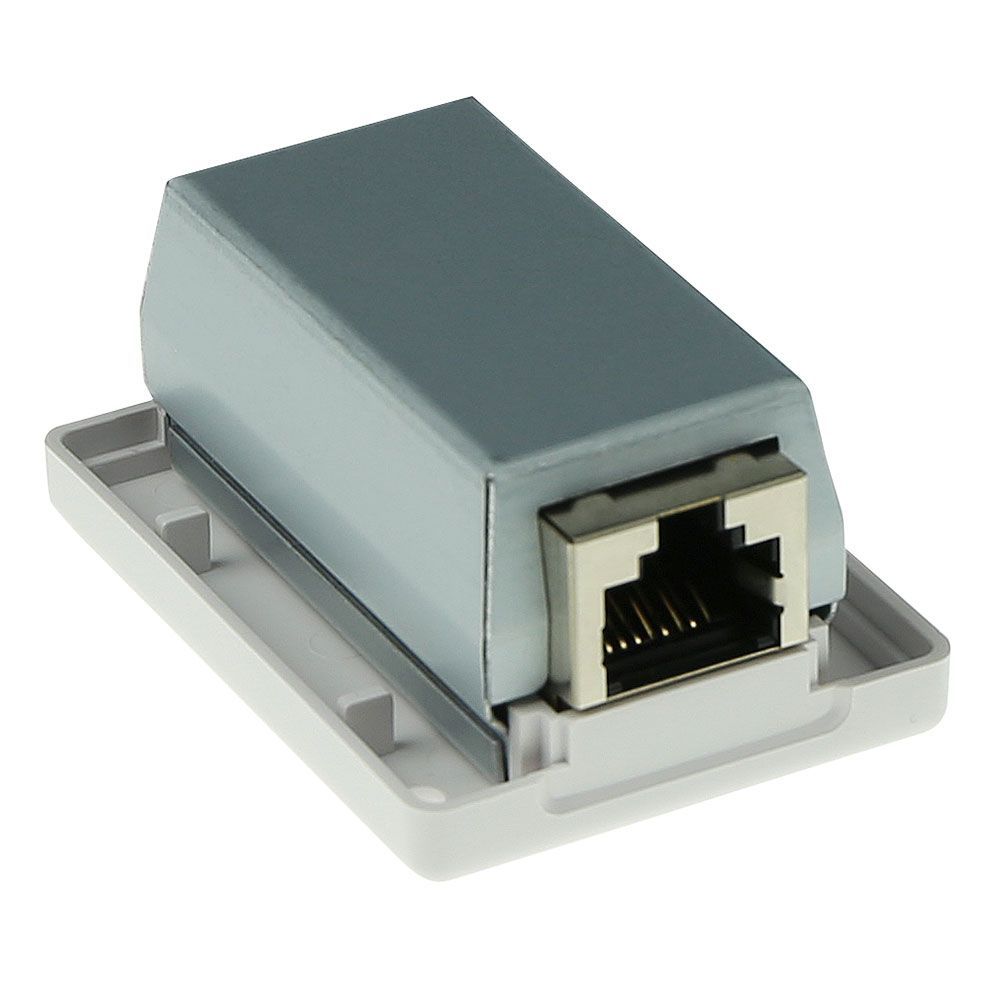 ACT Surface mounted box shielded 1 ports CAT6A Grey