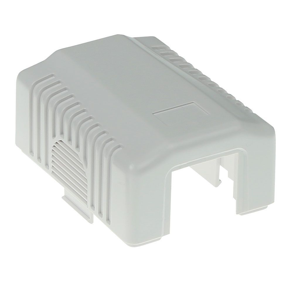 ACT Surface mounted box shielded 1 ports CAT6A Grey