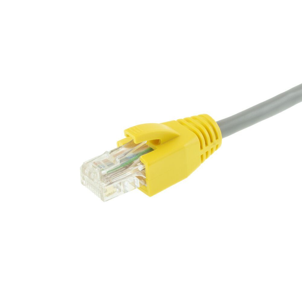 ACT RJ45 boot for 7.0 mm cable Yellow