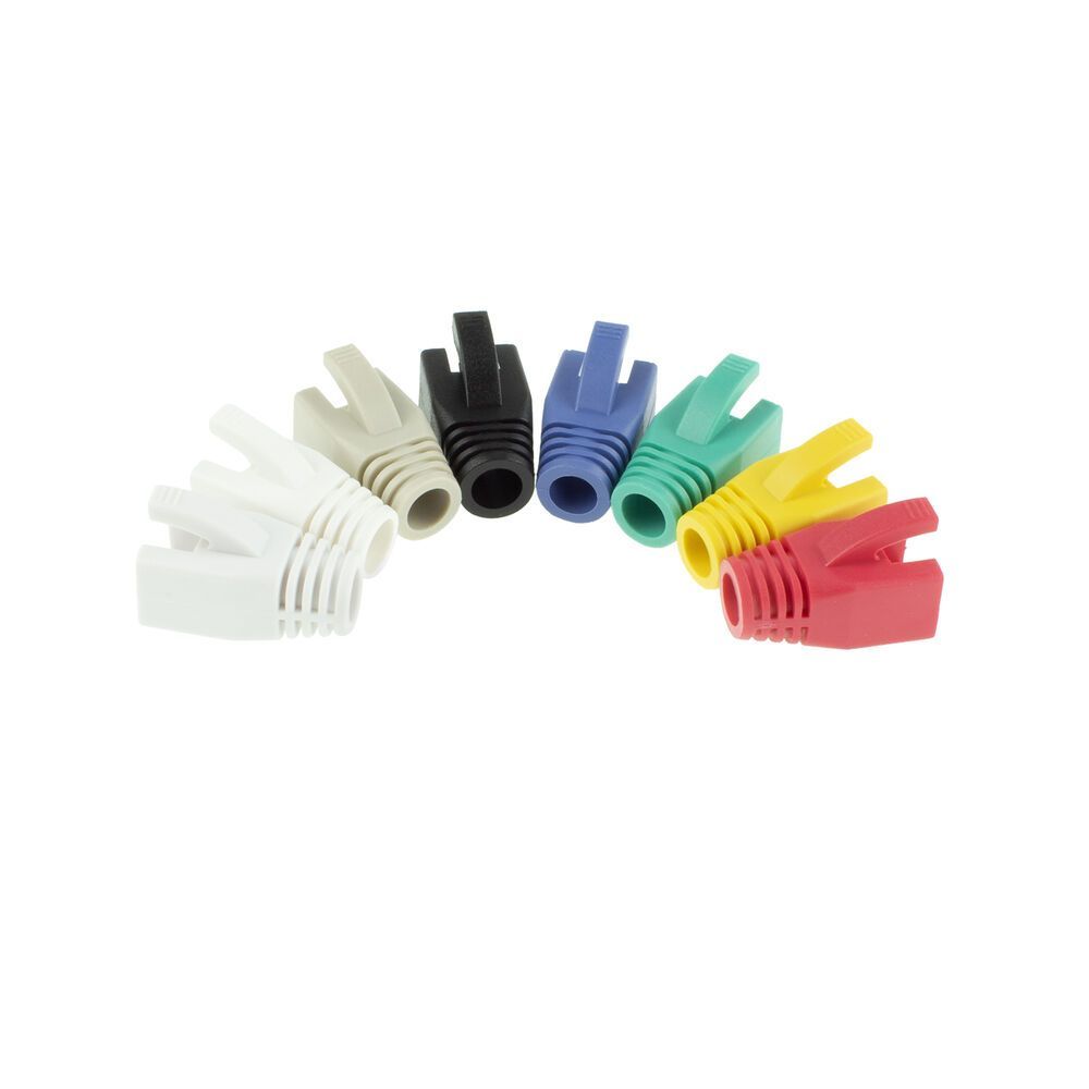 ACT RJ45 boot for 7.0 mm cable Yellow