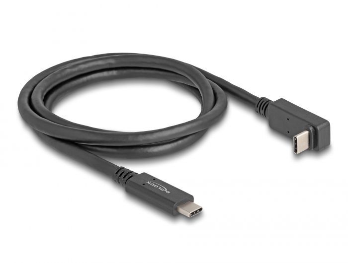 DeLock USB Type-C male/male cable 1m Black