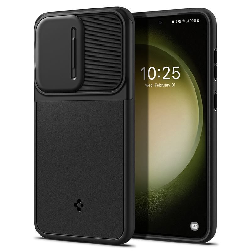 Spigen Optik Armor, black - Samsung Galaxy S23