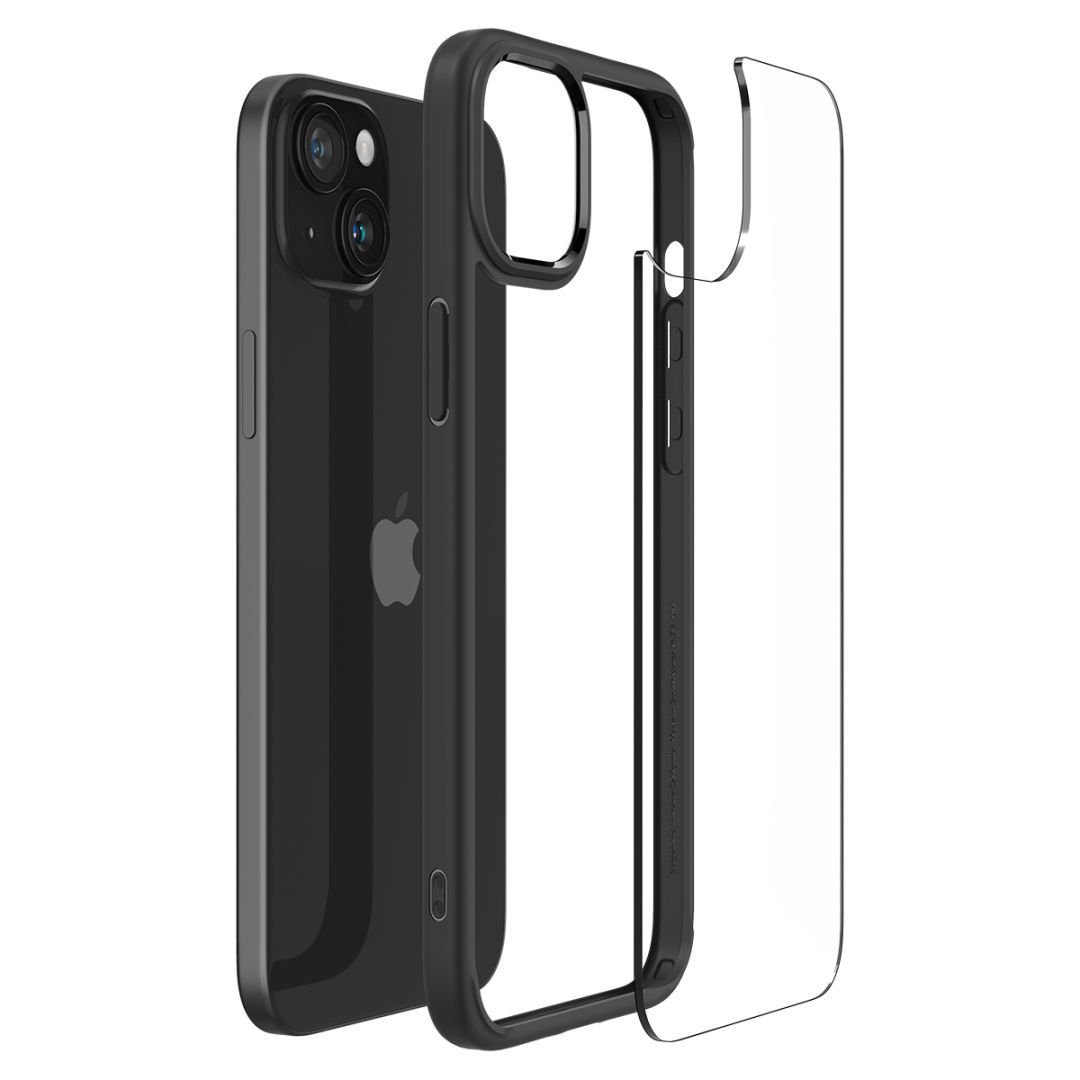 Spigen iPhone 15 Case Ultra Hybrid Matte Black