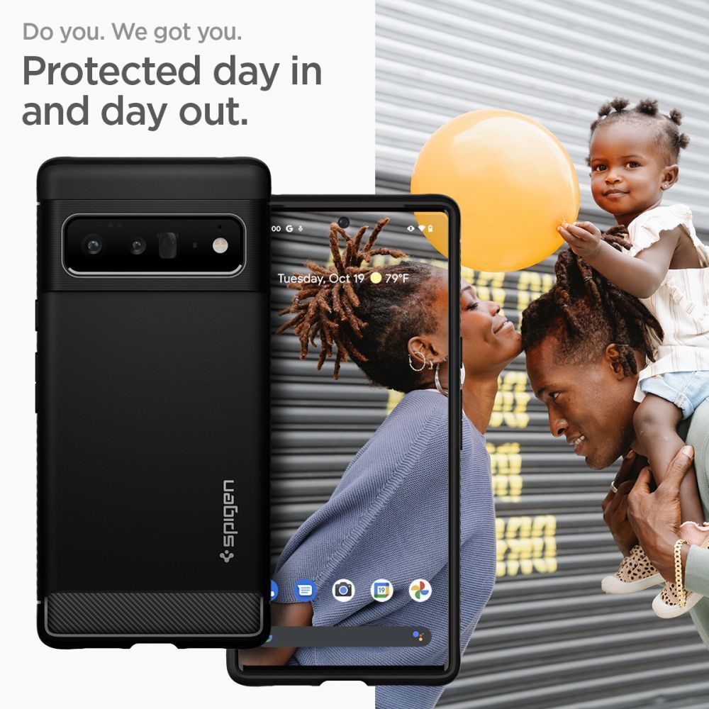 Spigen Rugged Armor for Google Pixel 6 Pro Black