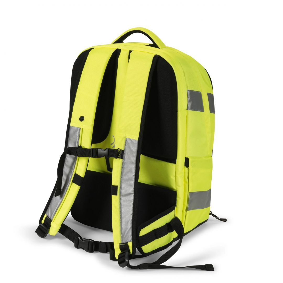 Dicota Backpack Hi-Vis 32/38 litres Yellow