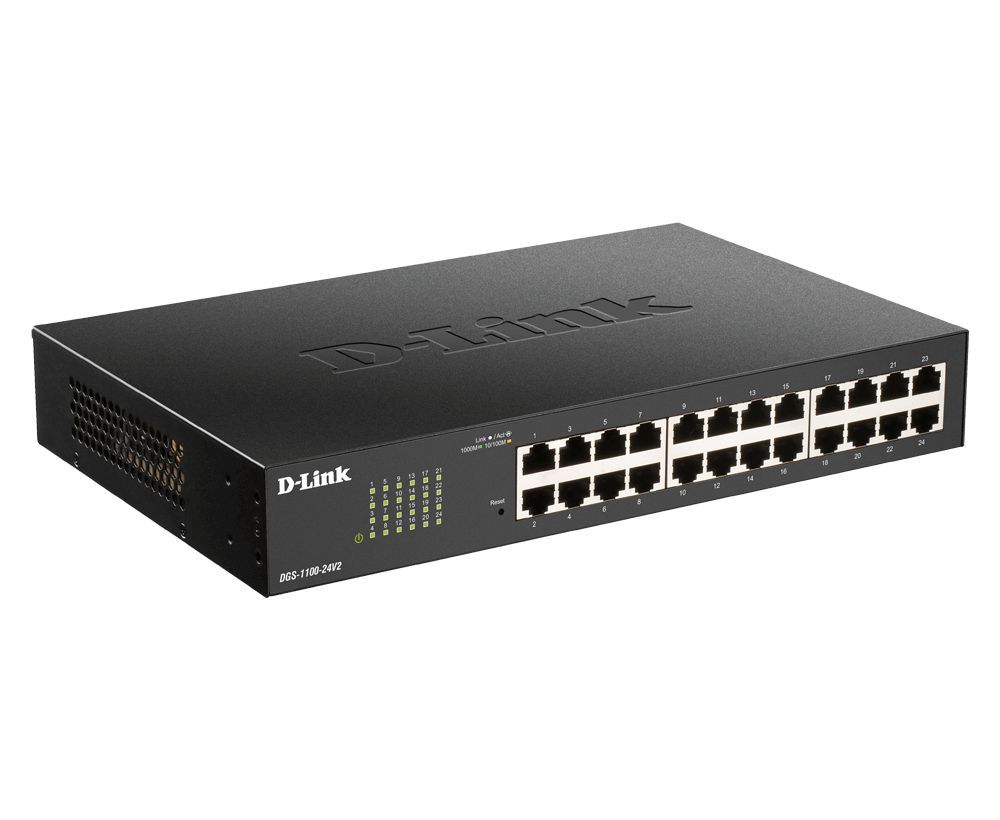 D-Link DGS-1100-24V2 24 Port Gigabit Smart Managed Switch