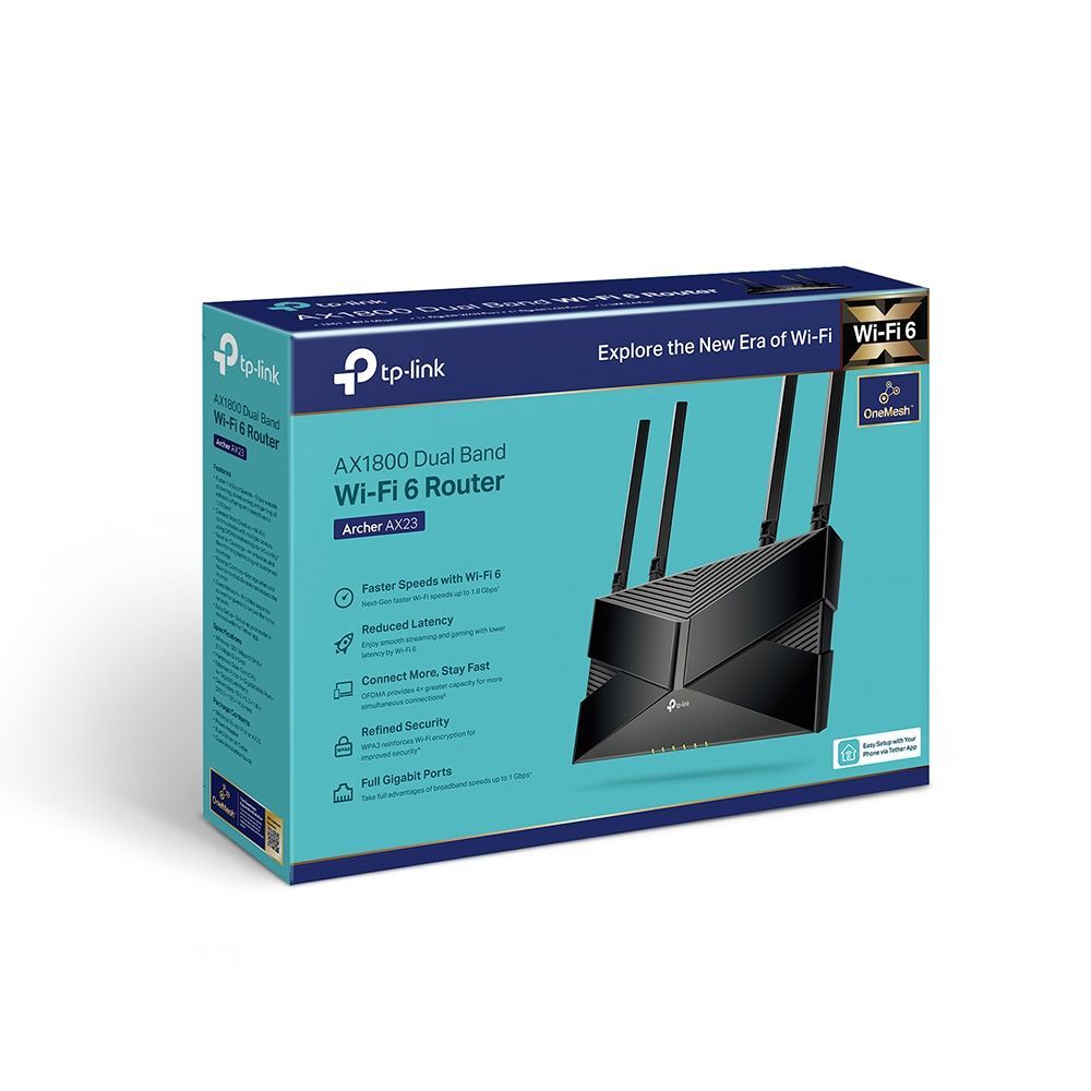 TP-Link Archer AX23 AX1800 Dual-Band Wi-Fi 6 Router