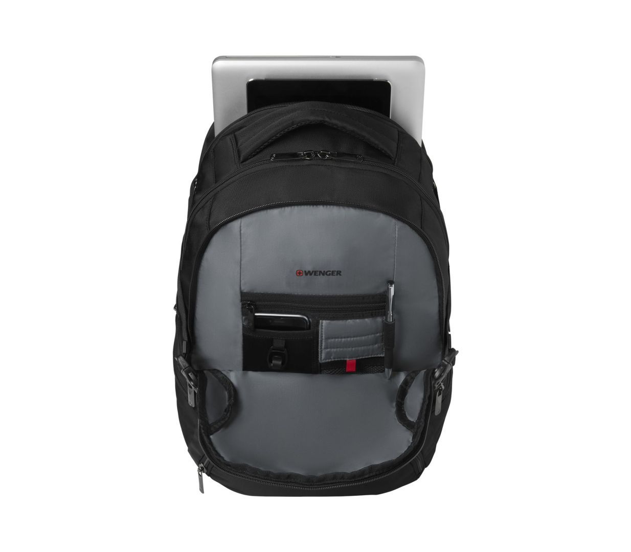 Wenger Transit Laptop Backpack with Tablet Pocket 16" Black