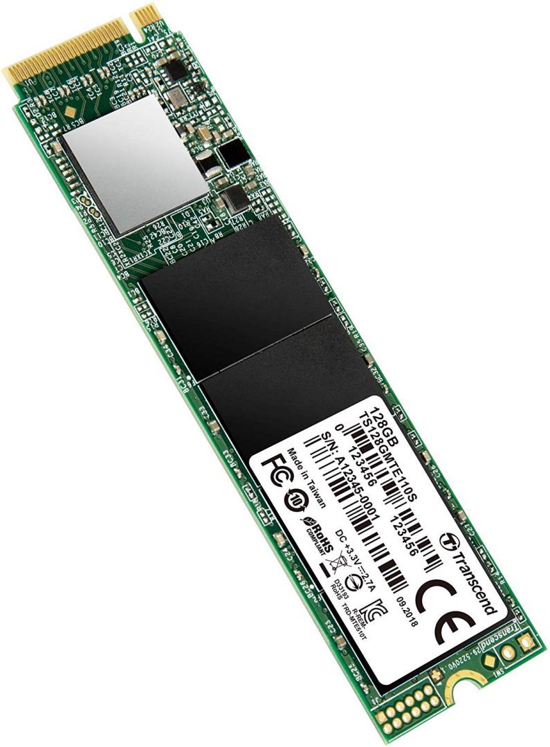 Transcend 128GB M.2 2280 NVMe MTE110S