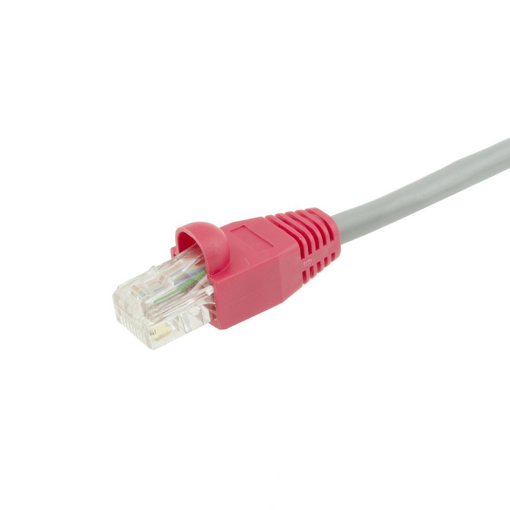 ACT RJ45 boot for 5.5 mm cable Red