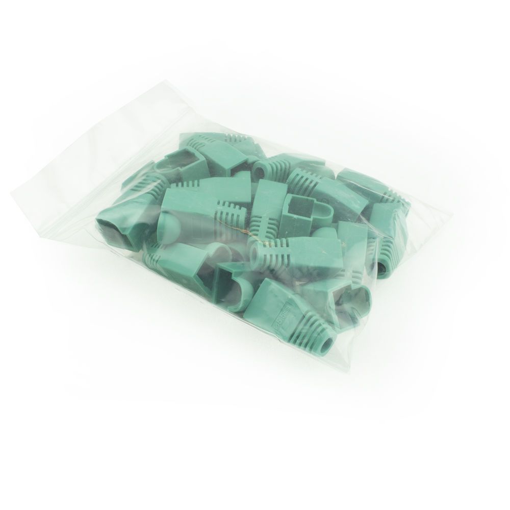 ACT RJ45 boot for 5.5 mm cable Green