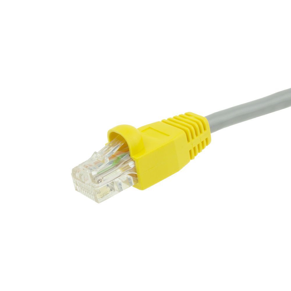 ACT RJ45 boot for 5.5 mm cable Yellow