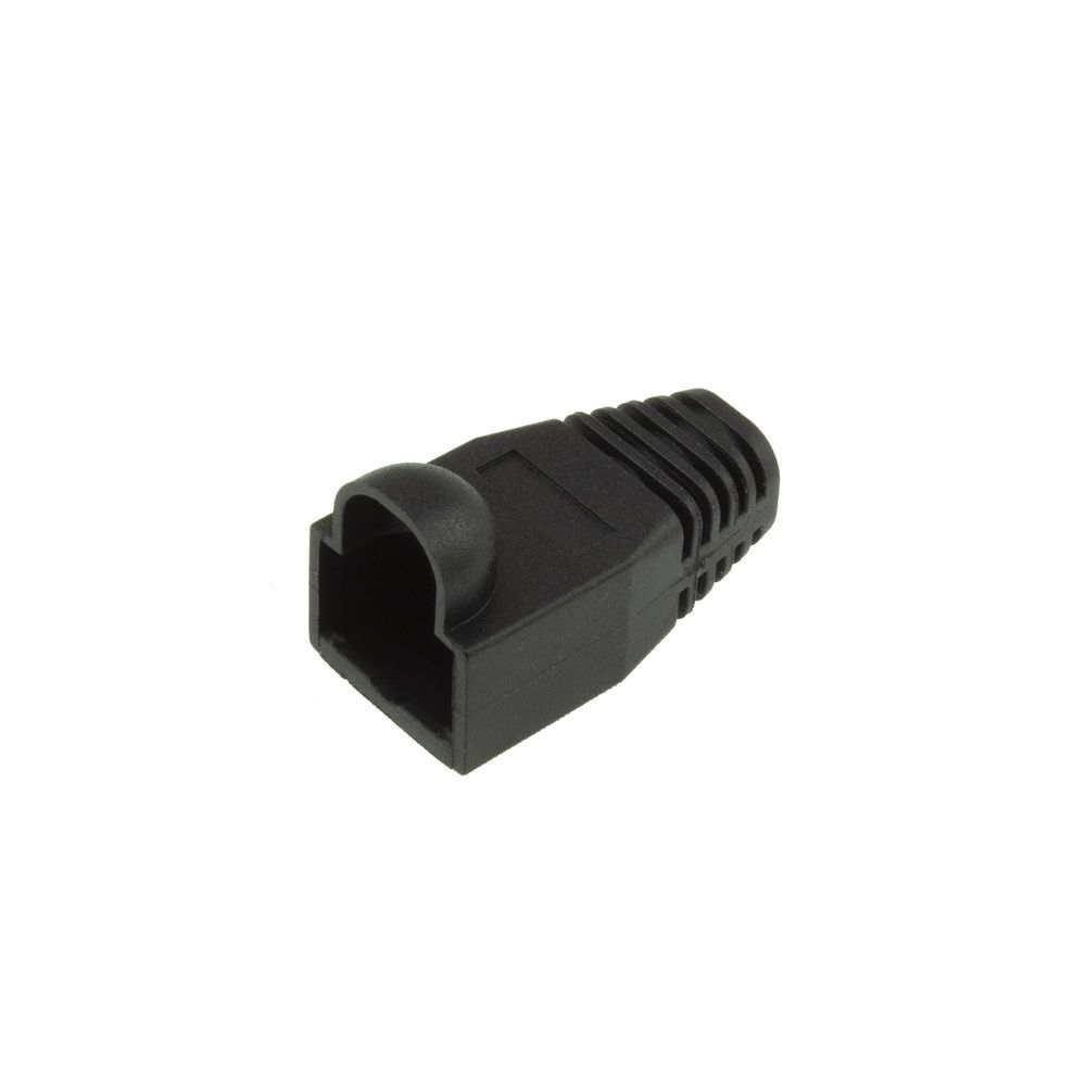 ACT RJ45 boot for 6.5 mm cable Black