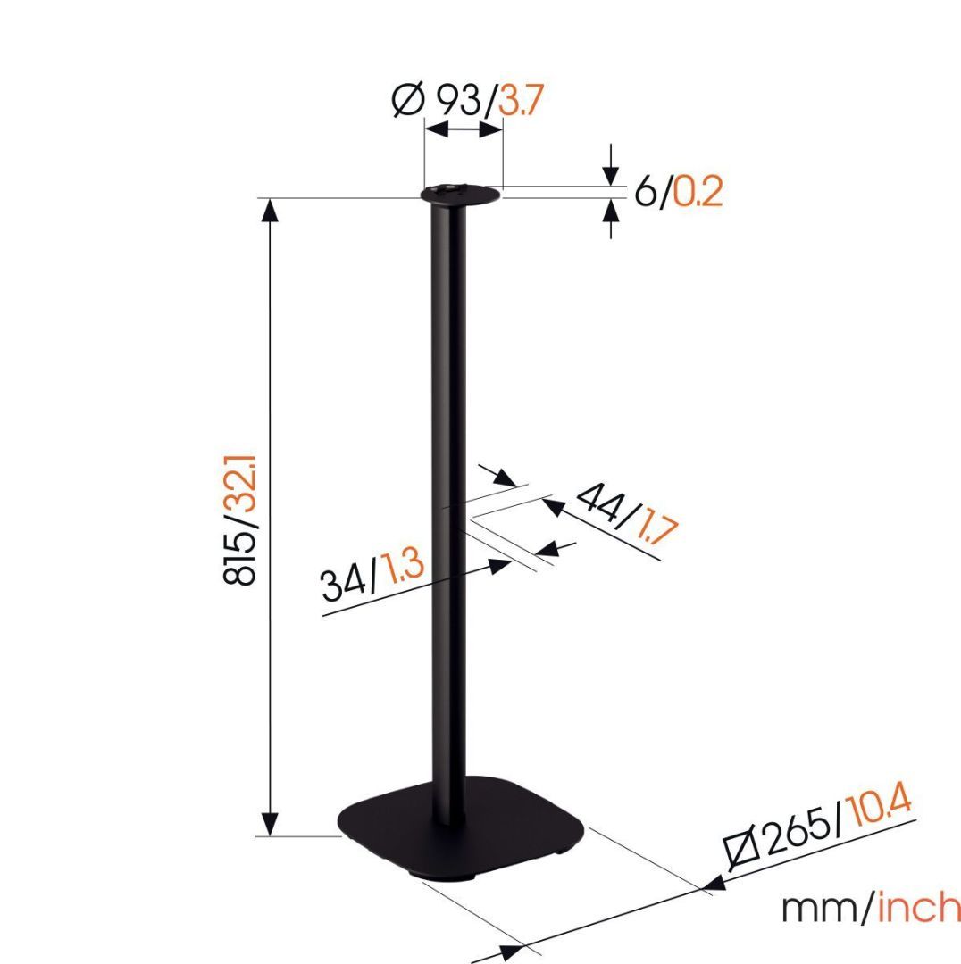 Vogel's SFS 4113 Sonos speaker stand for Era 100 Black