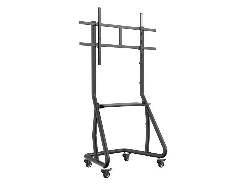 EQuip 60"-105" Heavy-Duty TV Cart Black