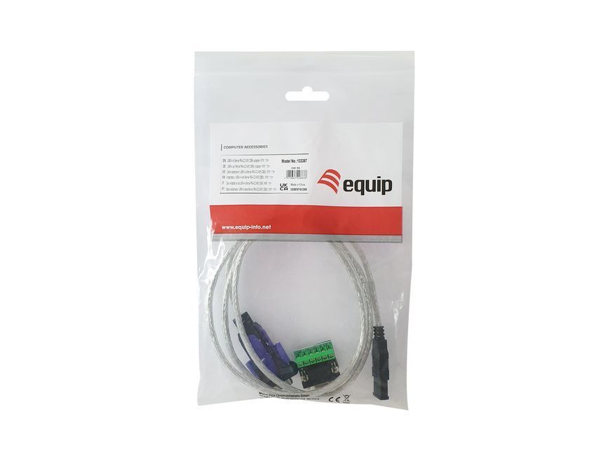 EQuip USB to RS422/RS485 Cable 1,5m Transparent