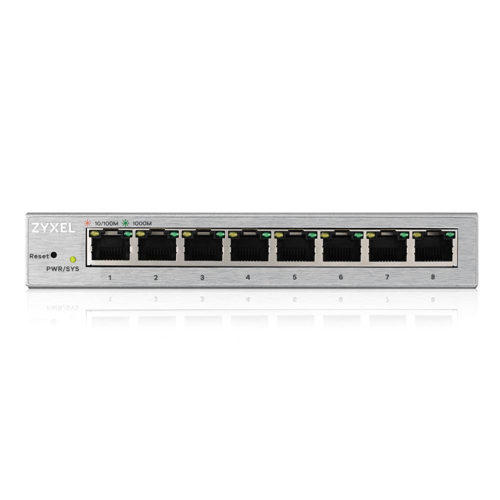 ZyXEL GS1200-8 8port Gigabit LAN menedzselhető asztali switch