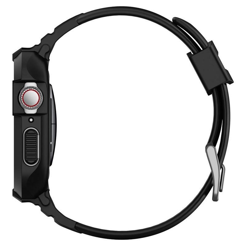 Spigen Rugged Armor Pro, black - Apple Watch 8/7 (45mm)/SE 2022/6/SE/5/4 (44mm)