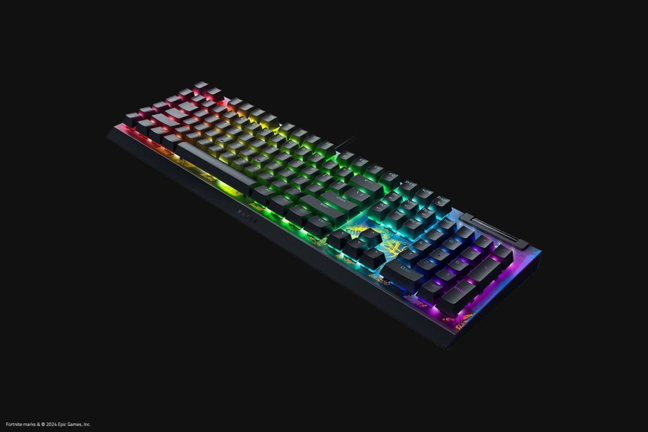 Razer BlackWidow V4 X Fortnite Edition Keyboard US