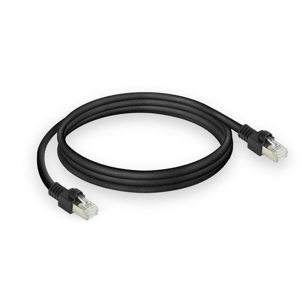 ACT CAT7 S-FTP Patch Cable 1m Black