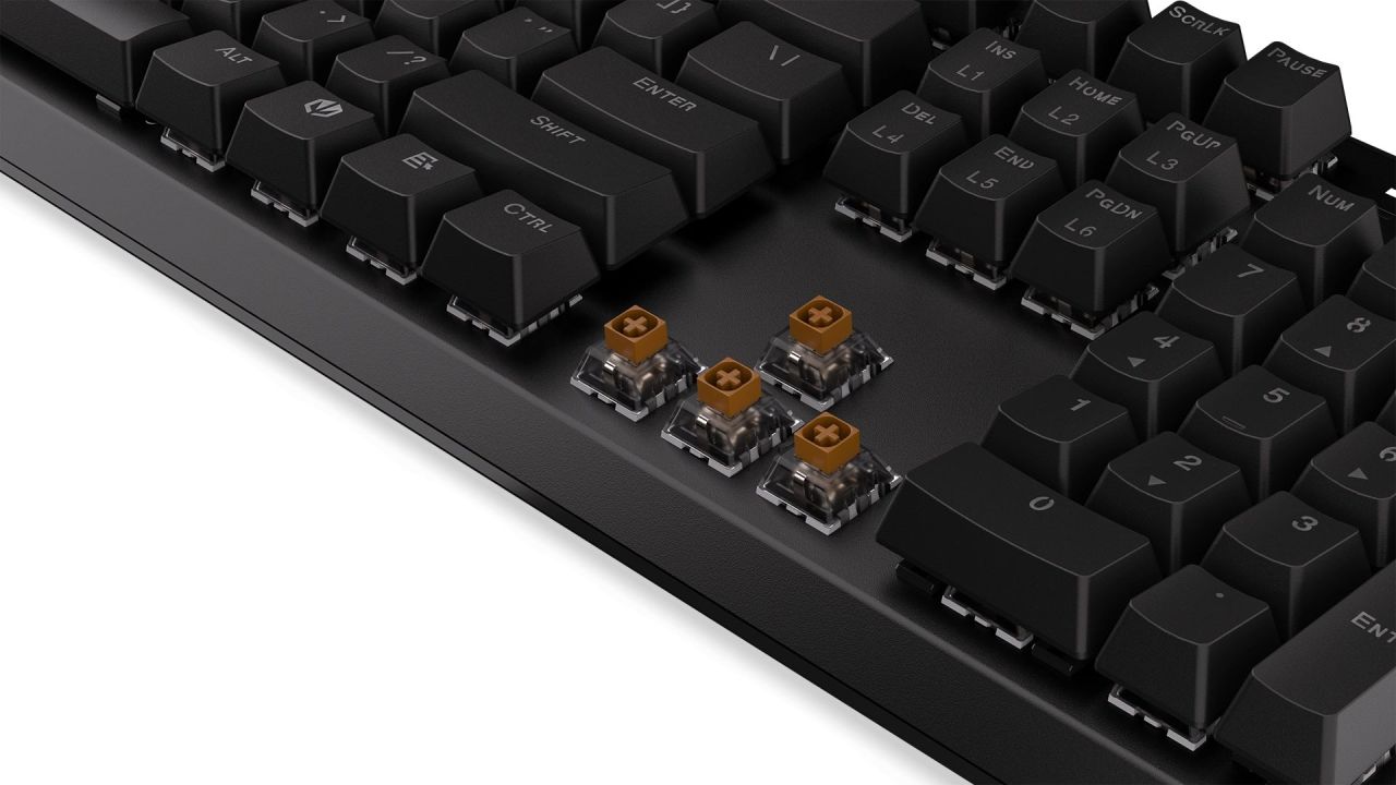 Endorfy Thock Wireless Brown Switch Mechanical Keyboard Black US