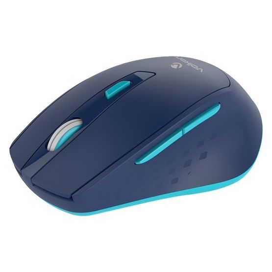 Volkano Chrome Ergonomikus Wireless Mosue Blue