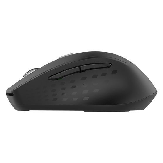 Volkano Chrome Ergonomikus Wireless Mosue Black