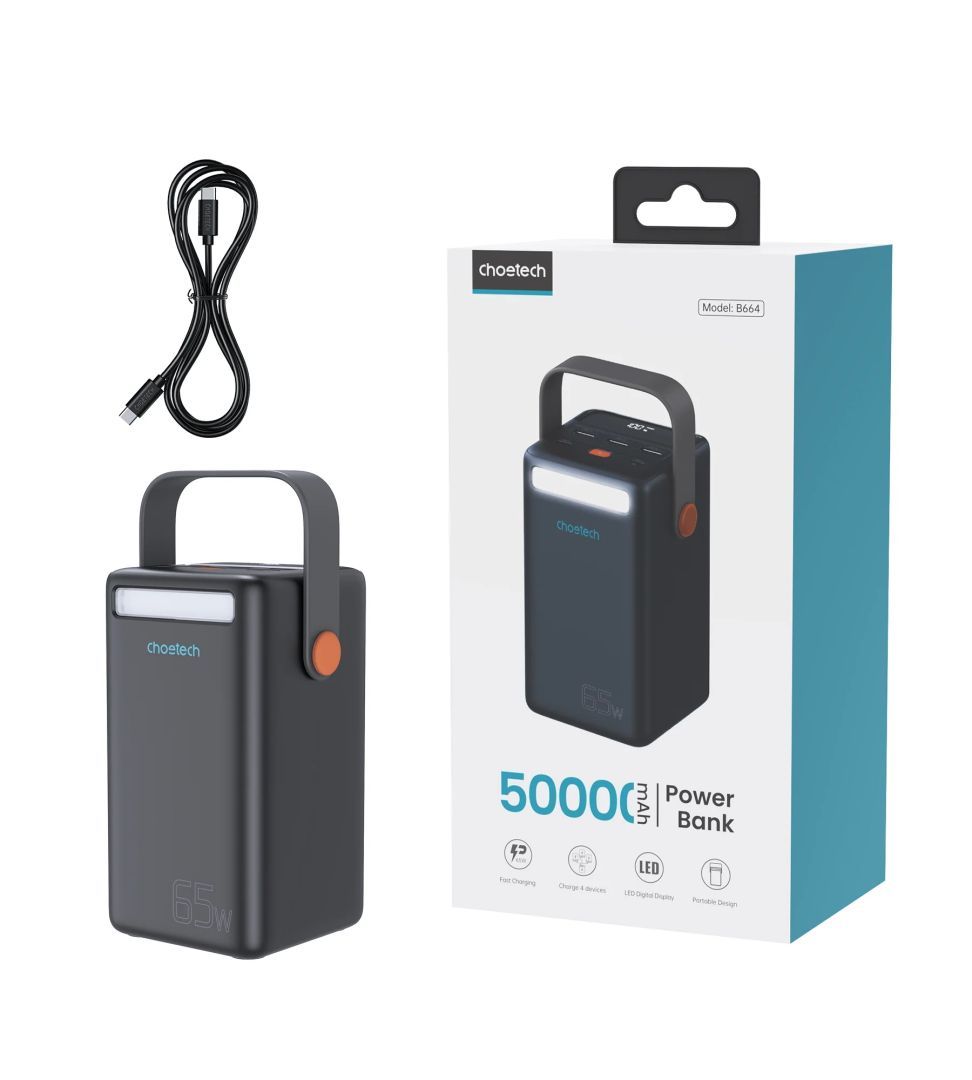 Choetech B664 50000mAh PowerBank Black