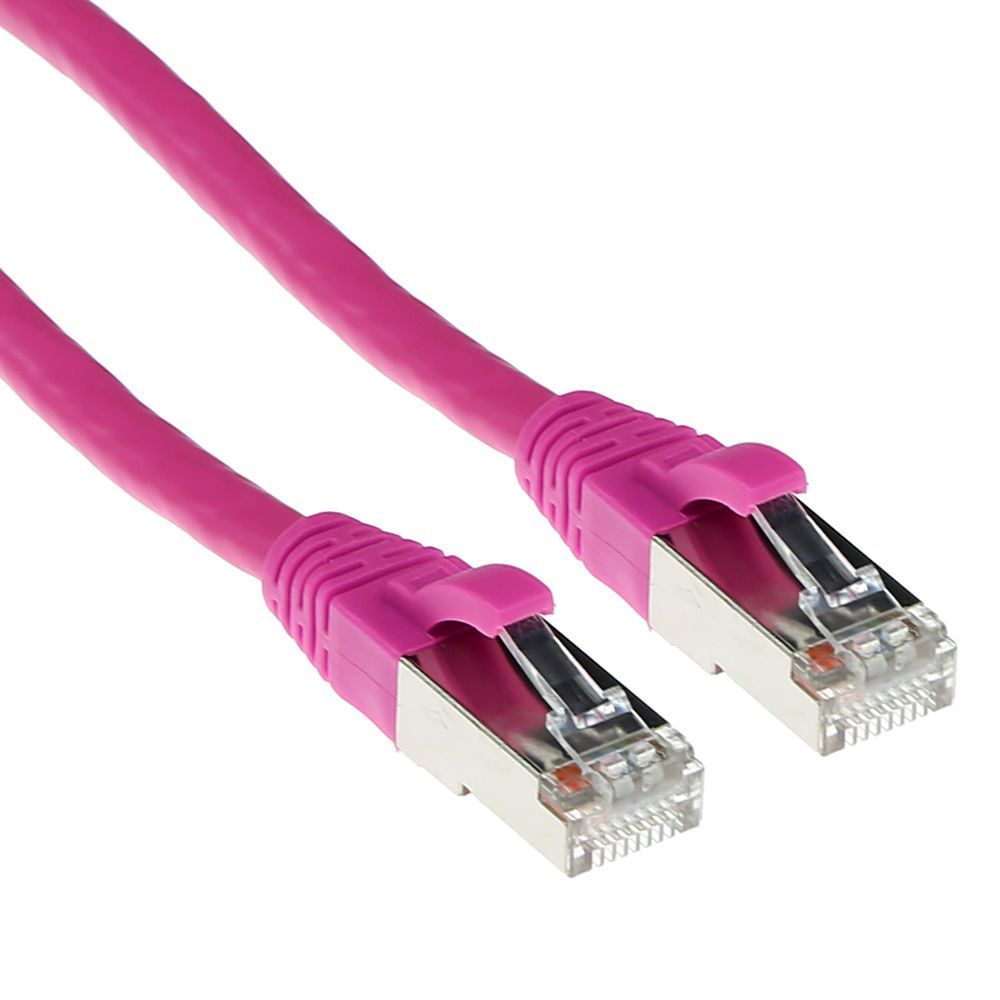 ACT CAT6A S-FTP Patch Cable 10m Pink