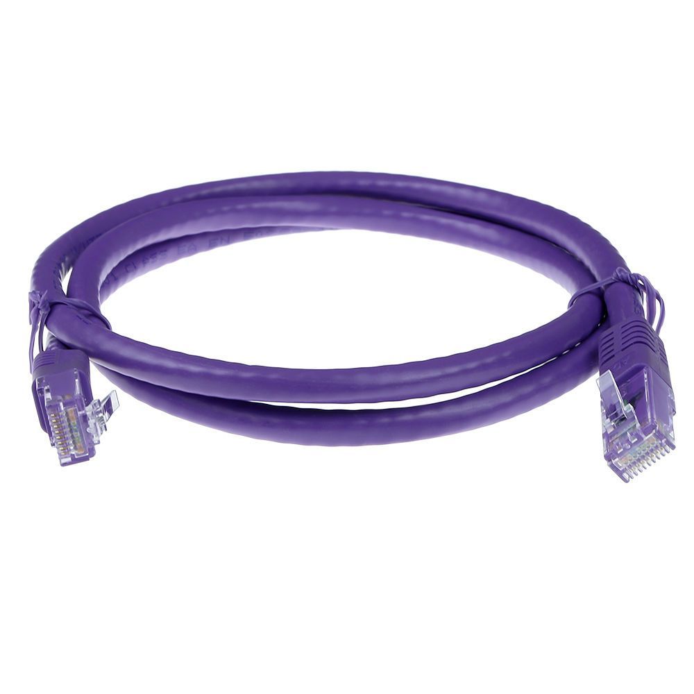 ACT CAT6A U-UTP Patch Cable 10m Purple