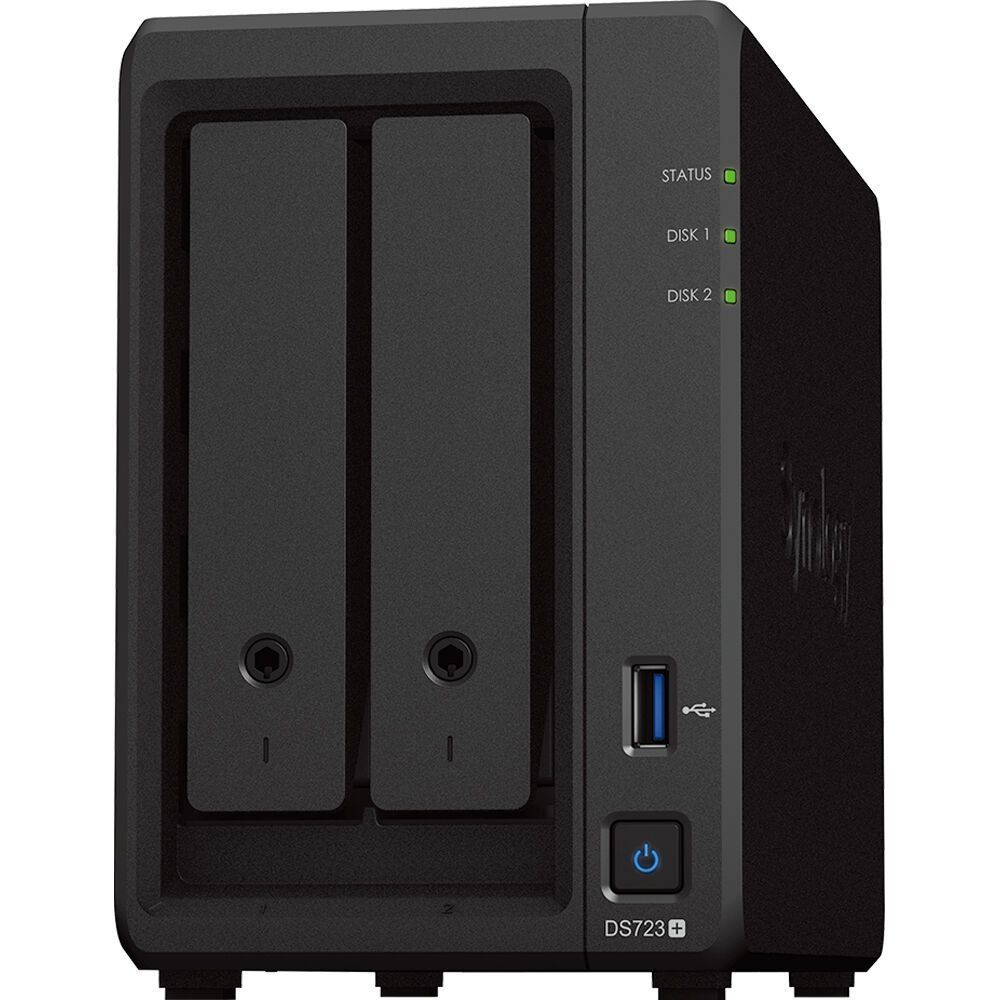 Synology NAS DS723+ (2GB) (2x6TB HDD + 2xM.2 SSD)