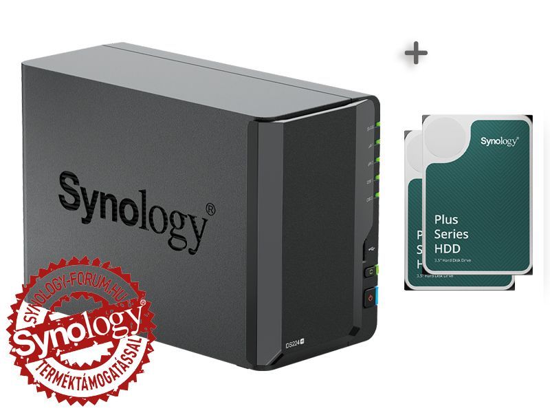 Synology NAS DS224+ (2GB) (2x6TB HDD)