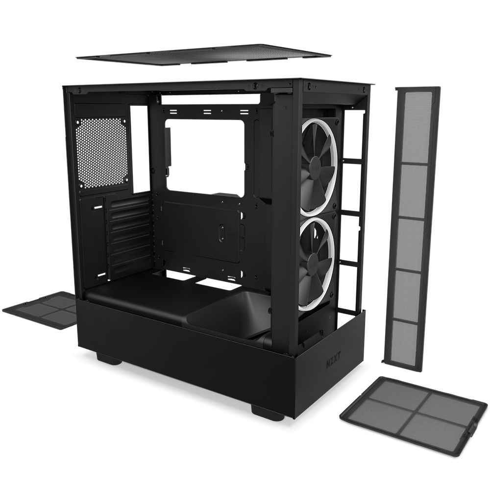 NZXT H5 Elite RGB Tempered Glass Black