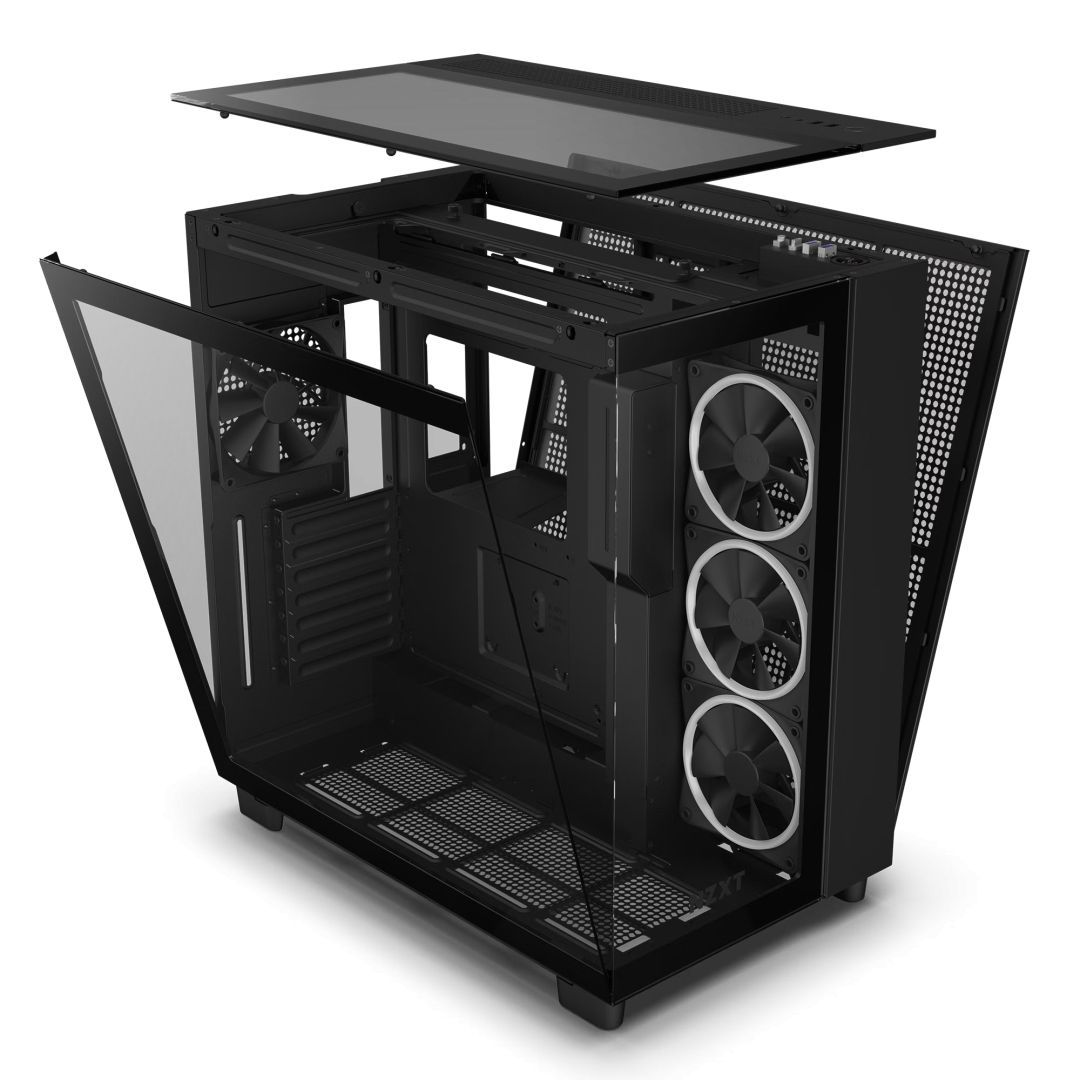 NZXT H9 Elite Tempered Glass Matte Black